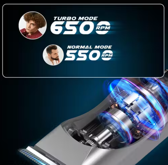 VGR V-071 Professional Trimmer 120 min Runtime 4 Length Settings  (Silver)