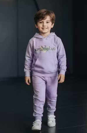 Kids Winter Co-ord Set | Unisex Warm Hoodie and Pants Set | Soft Velvet Fabric