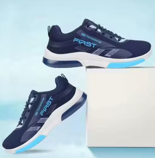 Pennon Sport Shoe Lace Up Lightweight Multicolour Running Shoes For Men (Pack Of 3)