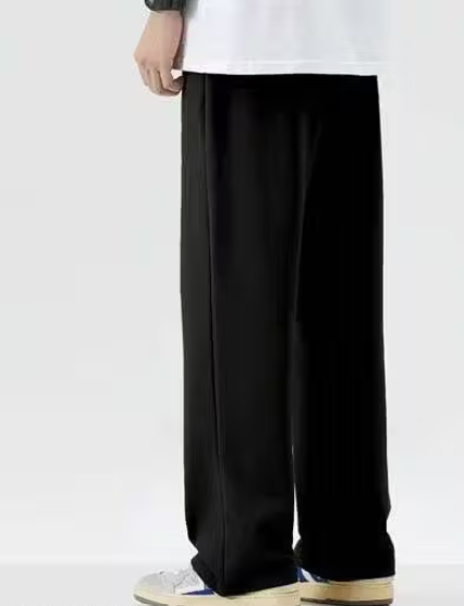 Men's Regular Fit Track Pants – Cotton Blend Joggers with Elastic Waistband & Pockets | Comfortable Activewear for Gym, Running & Casual Wear