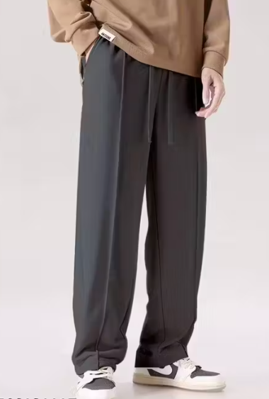 Savayo Men's Flared Track Pants | Loose Fit Track Pants for Men | Stylish Men's Trousers | Plain Athletic Trousers | Comfortable Track Pants for Men