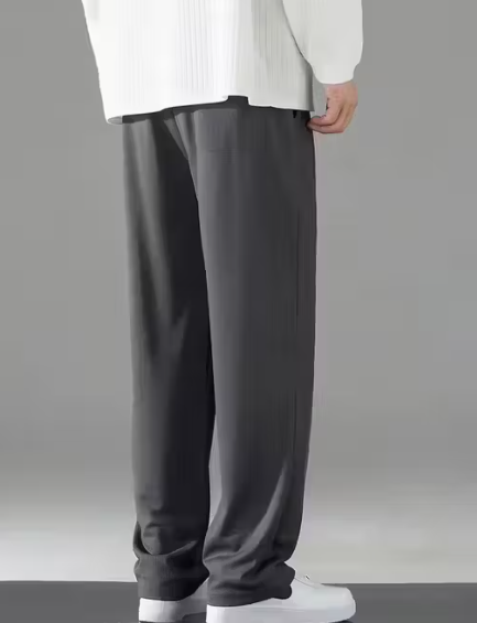 Savayo Men's Flared Track Pants | Loose Fit Track Pants for Men | Stylish Men's Trousers | Plain Athletic Trousers | Comfortable Track Pants for Men