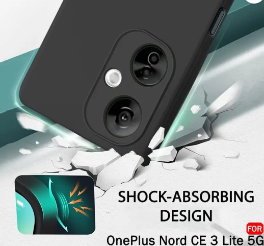 Winkel Back Cover for OnePlus Nord CE 3 Lite 5G  (Black, Pack of: 1)