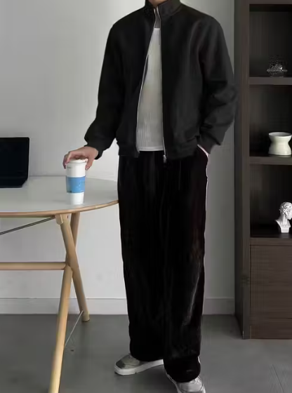 Men Solid Beige Full Zip High Neck Sweatshirt | Stylish Winterwear Jacket | Soft Fleece Warm Hoodie Alternative