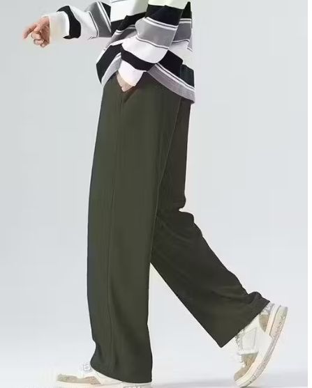 Savayo Men's Flared Track Pants | Loose Fit Track Pants for Men | Stylish Men's Trousers | Plain Athletic Trousers | Comfortable Track Pants for Men