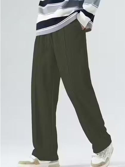 Savayo Men's Flared Track Pants | Loose Fit Track Pants for Men | Stylish Men's Trousers | Plain Athletic Trousers | Comfortable Track Pants for Men