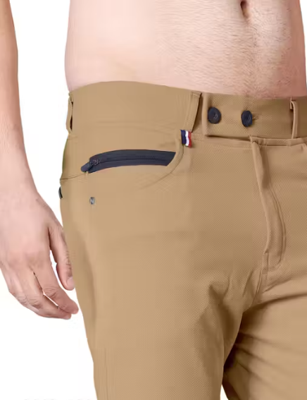 Grey and Khaki Color Stretchable Back Pocket Tapered Fit Stylish Men's Casual Pants - Latest, Light Weight, and Night Wear. Pack of 2