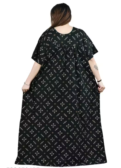 Women Nighty Maxi Cotton Plus Size Jumbo 5XL to 10XL