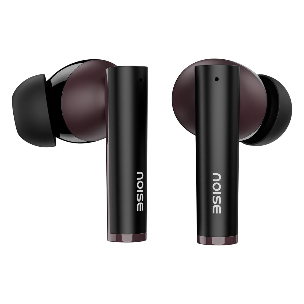 Noise Newly Launched Buds VS501 in Ear Truly Wireless Earbuds with 50H of Playtime, Quad Mic ENC, 10Mm Driver, Dual Device Pairing, Dual Color Tones, BT V5.3 (Plum Wine)