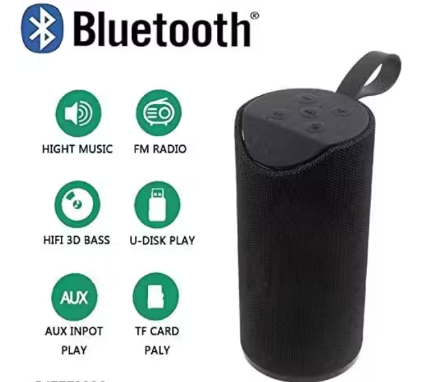 TUNDER VOICE TG-113 High Bass 10W Bluetooth Speaker Thunder Sound Portable Thunder Sound (Random Colour) (Pack of 1)