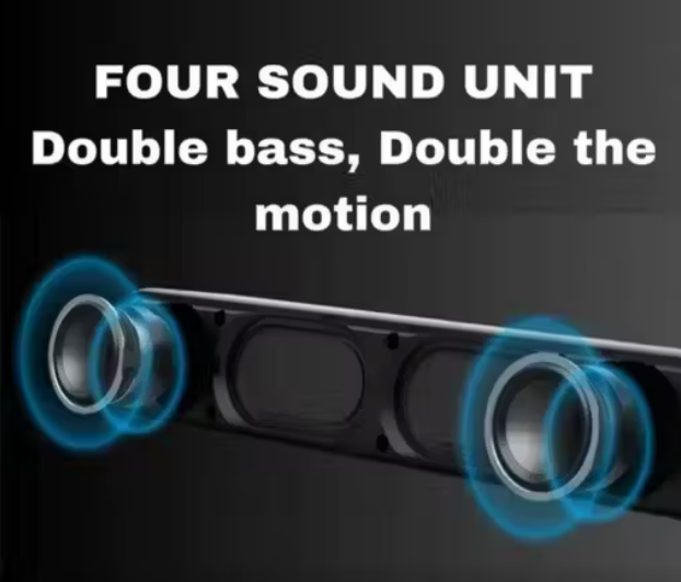 PORTABLE HOME TV Speaker Dynamic Thunder Sound 2400mAh Battery 10W Bluetooth Sound (Black, Stereo Channel)