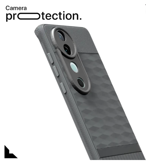 Vivo V40 Pro 5G Decent Back Cover(Grey, Grip Case, Pack of: 1)