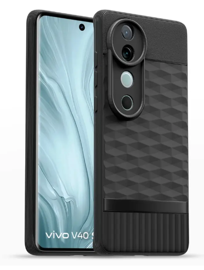 Vivo V40 Pro 5G Decent Back Cover(Grey, Grip Case, Pack of: 1)
