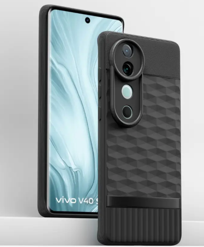 Vivo V40 Pro 5G Decent Back Cover(Grey, Grip Case, Pack of: 1)