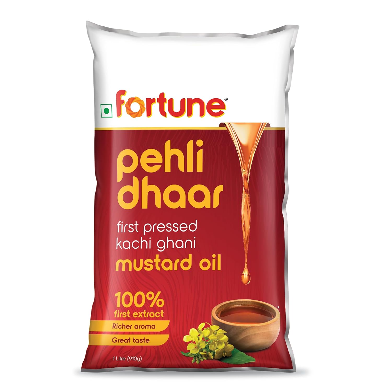 Fortune Pehli Dhaar First Pressed Kachi Ghani Mustard Oil