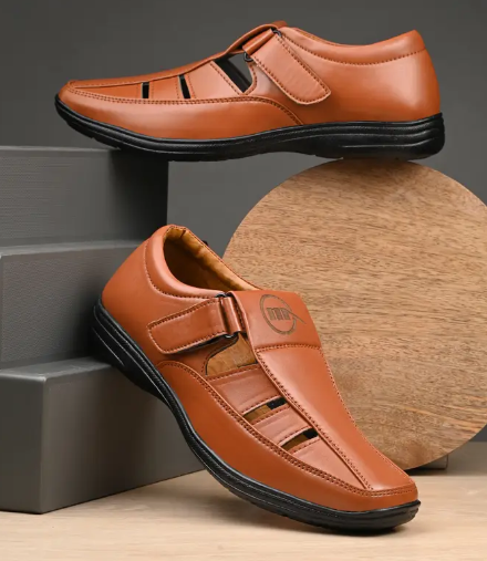 Men Casual Sandal Complete Cover (Black)