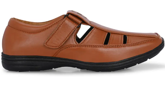 Men Casual Sandal Complete Cover (Black)