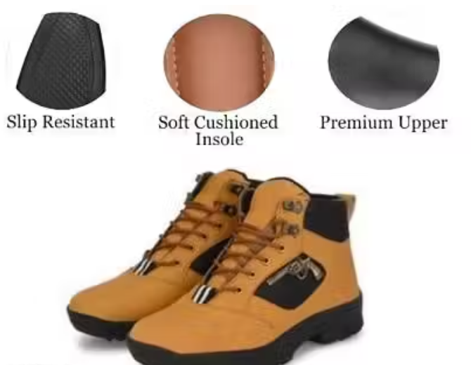 Premium Look High Top Boot For Men