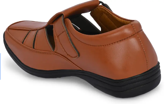 Men Casual Sandal Complete Cover (Black)