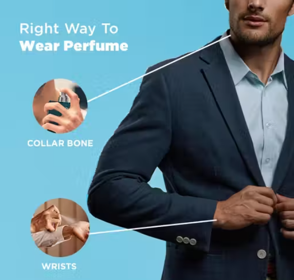 The Man Company BLACK and DESTINY Perfume - 50ml X 2 | Long-Lasting Deo Perfume Body Spray