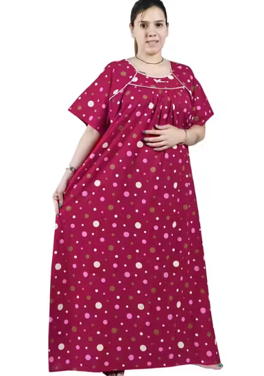 Nighty Cotton Maxi Plus Size 5XL to 10XL