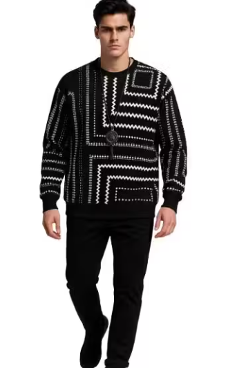 Funky Style Trending Designer Sweatshirt for Men (Pack Of 2)