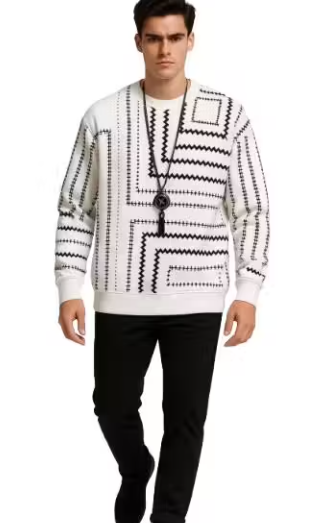 Funky Style Trending Designer Sweatshirt for Men (Pack Of 2)