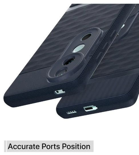 Vivo V40 Pro 5G Decent Back Cover(Grey, Grip Case, Pack of: 1)