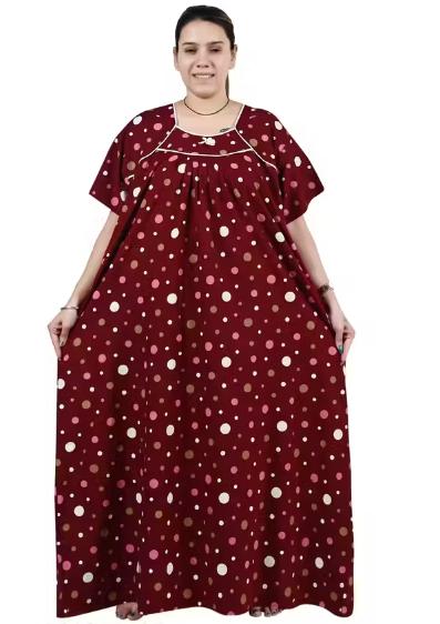 Nighty Cotton Maxi Plus Size 5XL to 10XL