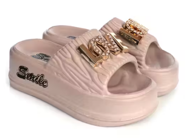 Ladies stylish slipper heels flip flop