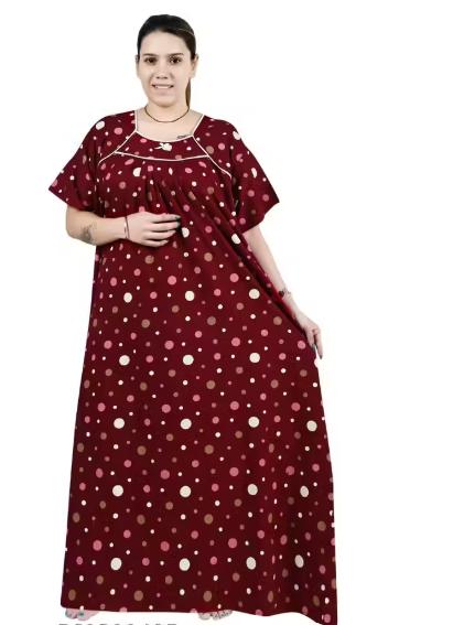 Nighty Cotton Maxi Plus Size 5XL to 10XL