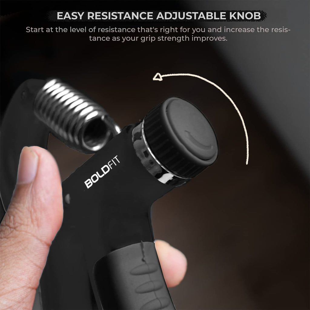 Boldfit Hand Gripper for Men & Women Hand Grip Strengthened for Forearm, Wrist & Finger Workout Fitness Equipment for Home & Gym Training