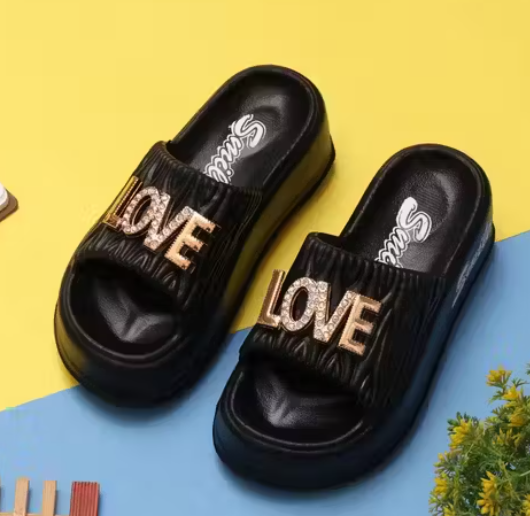 Ladies stylish slipper heels flip flop