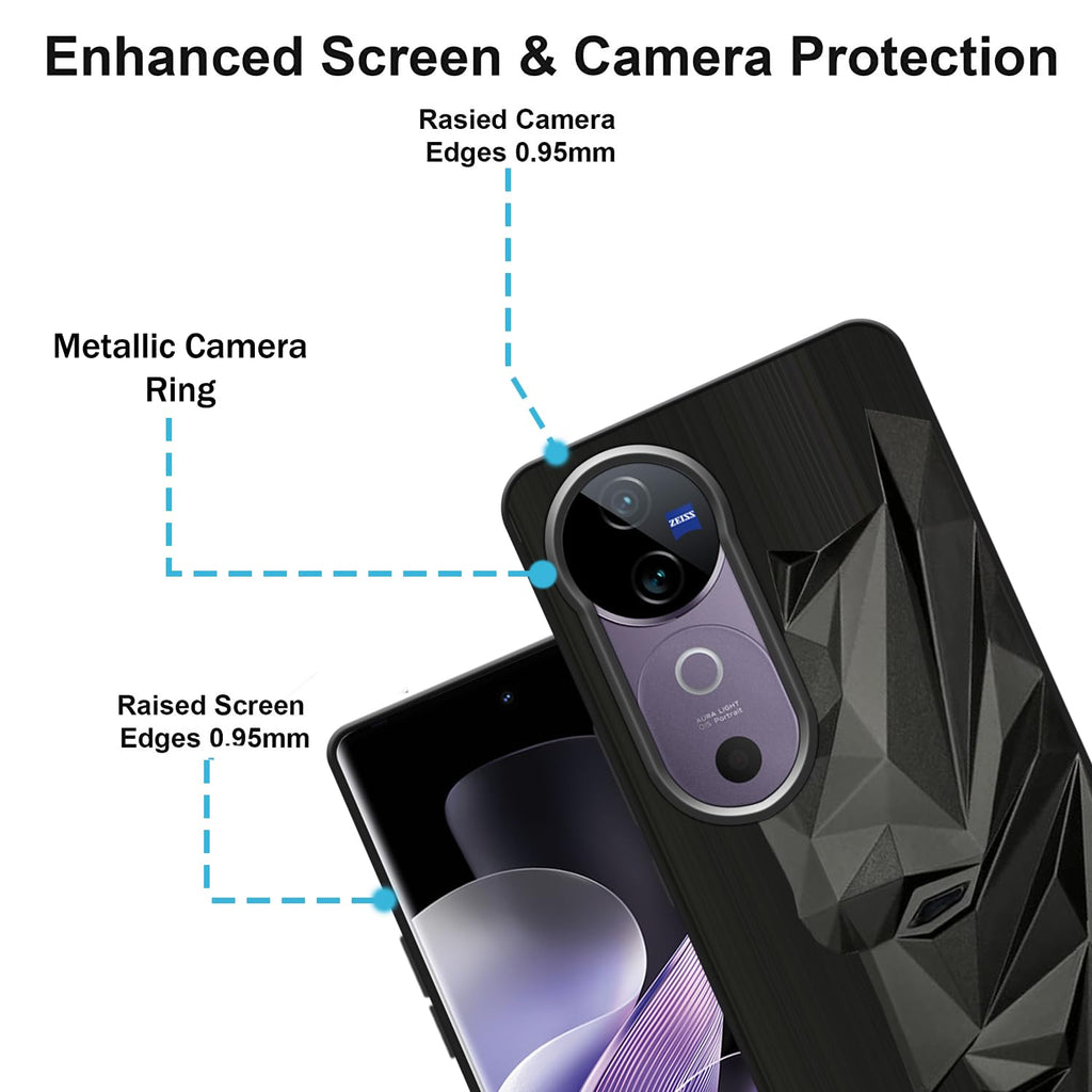 xclusive Soft Back Case Cover for Vivo V40 5G /Vivo V40 Pro 5G / T3 Ultra 5G (Shock Proof |360 Degree Complete Protection)