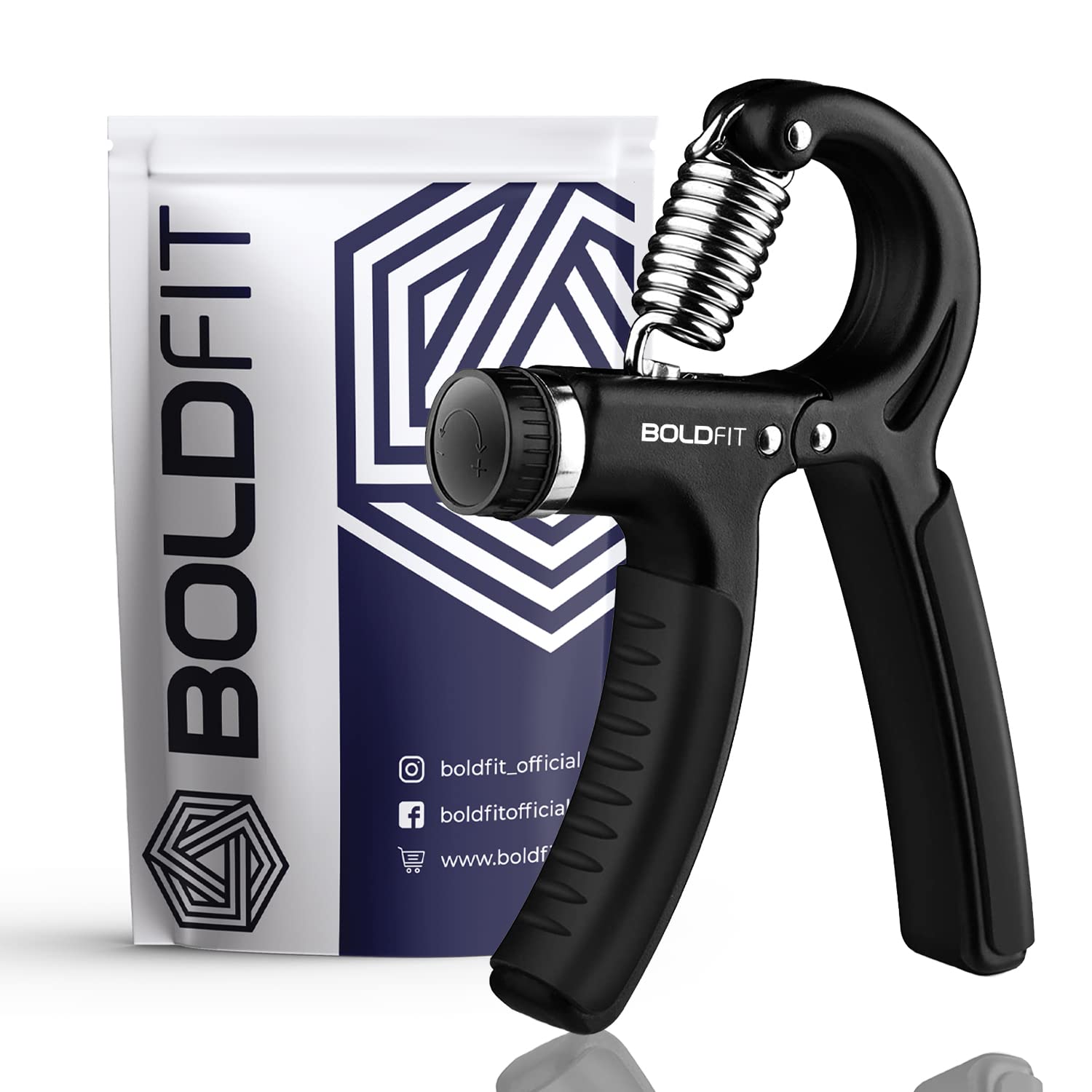 Boldfit Hand Gripper for Men & Women Hand Grip Strengthened for Forearm, Wrist & Finger Workout Fitness Equipment for Home & Gym Training