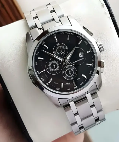 Adjustable Free Size Lock Date Function Working Analog Watch - For Men VINTAGE LOOK