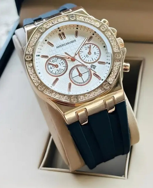 Analog Watch Silicon Band Great Looks AVM0029