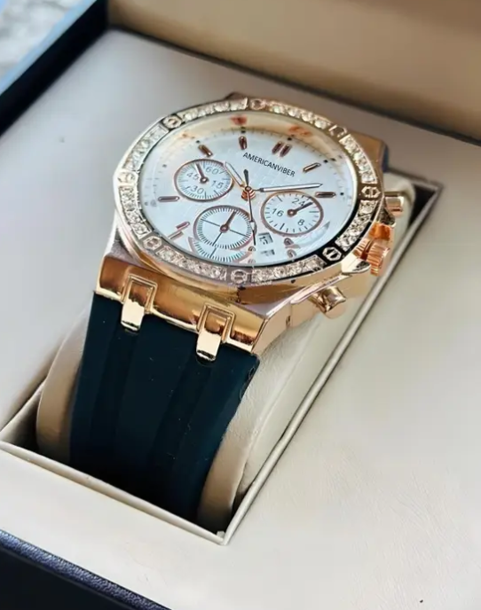 Analog Watch Silicon Band Great Looks AVM0029