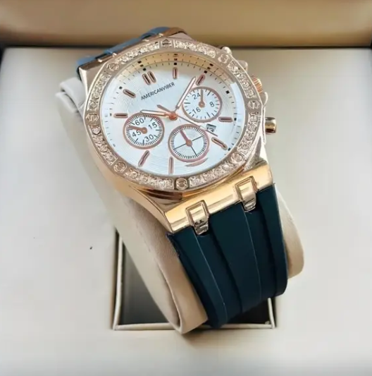 Analog Watch Silicon Band Great Looks AVM0029