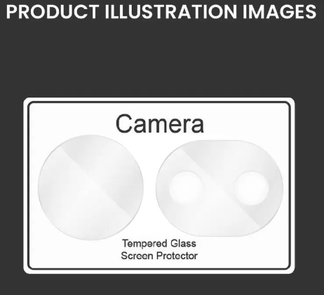 Gadget Glow Back Camera Lens Glass Protector for Vivo V40 5G, Vivo V40, Vivo V40 Pro 5G, Crystal Clear Camera Lens  (Pack of: 1)