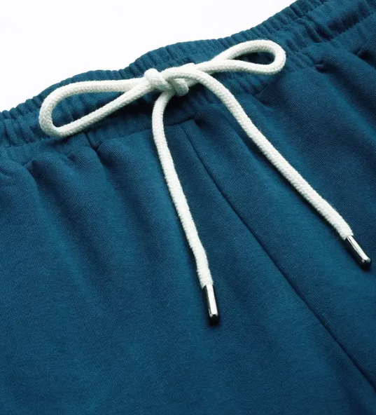 Men Solid Blue Track Pants