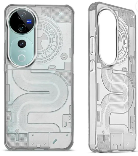 Back Cover for Vivo V40 Pro 5G,Vivo V40 5G  (Transparent, Grip Case, Pack of: 1)