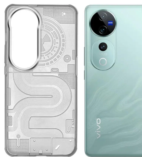 Back Cover for Vivo V40 Pro 5G,Vivo V40 5G  (Transparent, Grip Case, Pack of: 1)