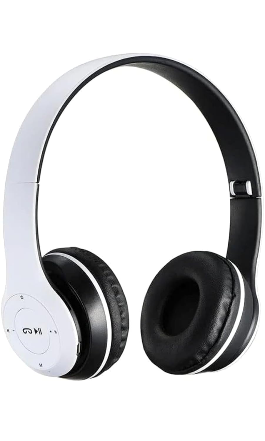 P47 Wireless Bluetooth Headphones, Deep Bass Sound, Foldable Design with Built-in Mic, Black