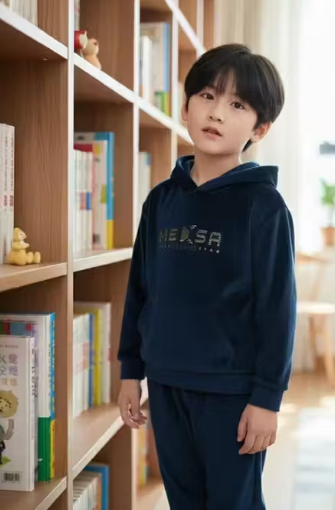 KIDS UNISEX WINTER CO-ORD SET (HOODIE SET) COLOUR: NAVY