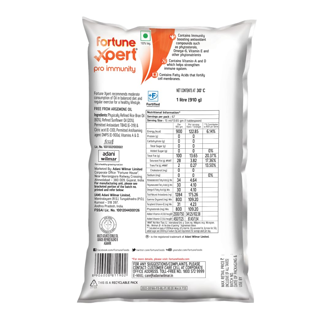 Fortune Xpert Pro Immunity Oil