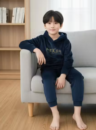 KIDS UNISEX WINTER CO-ORD SET (HOODIE SET) COLOUR: NAVY