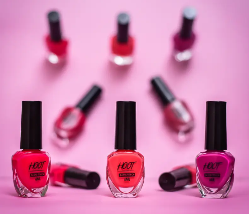 HOOT Long-lasting & Vibrant Nail Paint | Natural Nail Polish with High Gloss Finish 12 Different Shades  (Pack of 12)