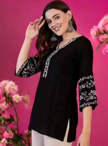 Trending Black Tops For Girls