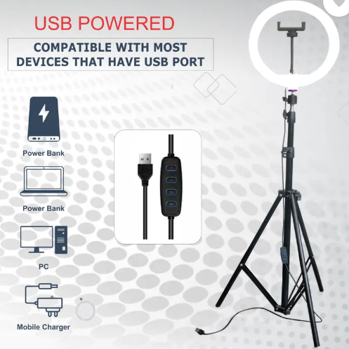 Light weight & Portable metal Studio tripod ring Light Outdoor & Indoor Shoots Tripod Kit, Tripod, Monopod, Monopod Kit
